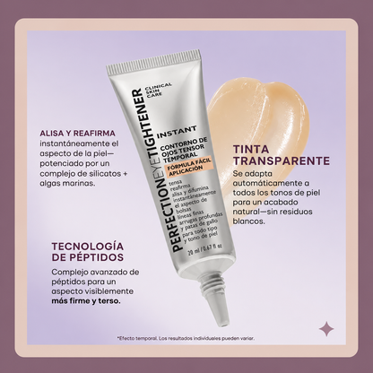 Tensor instantaneo para ojos | Disimula bolsas y arrugas mientras devuelve una apariencia fresca, firme y descansada.