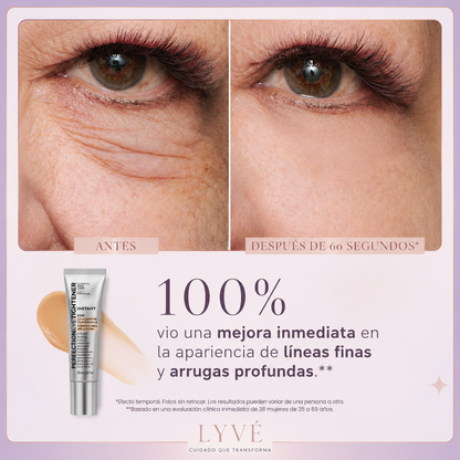Tensor instantaneo para ojos | Disimula bolsas y arrugas mientras devuelve una apariencia fresca, firme y descansada.